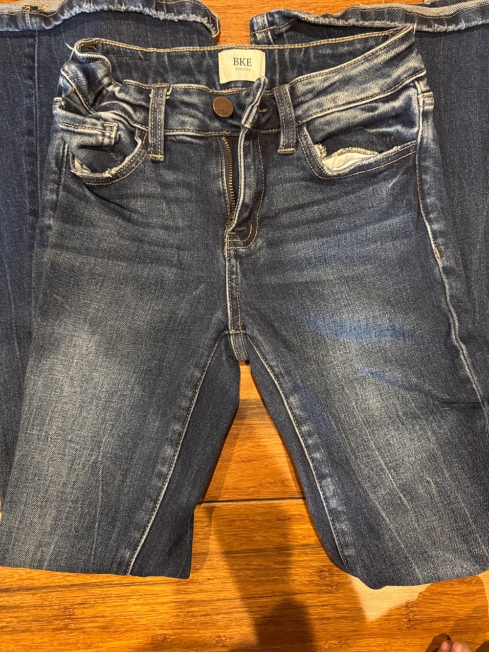 BKE Youth size 14 girls Medium-Dark Blue Stretch Denim Jeans
